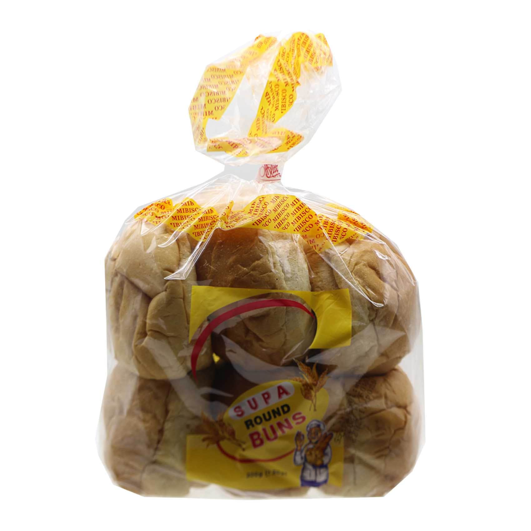 SUPA ROUND BUNS YELLOW 280G